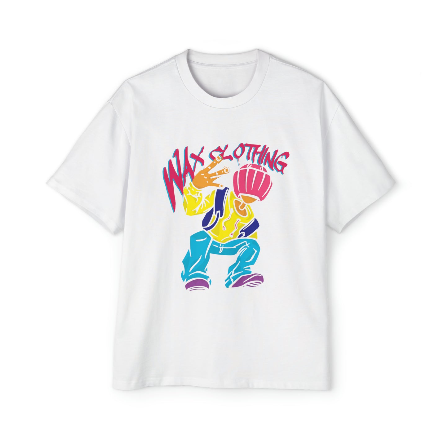 Wax Clothing Co Men's OG Heavy Oversized Tee - Old school Hip hop label