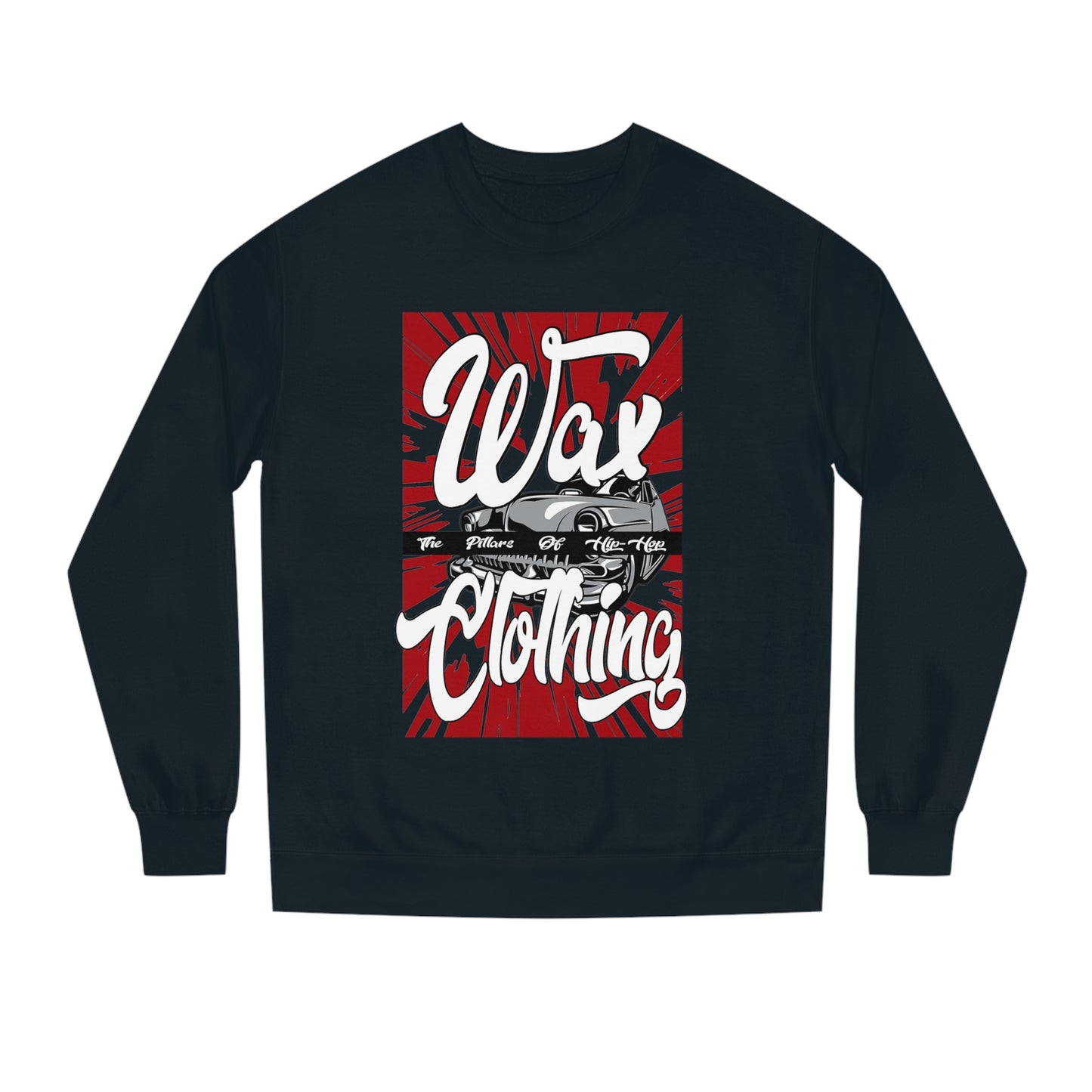 Wax Clothing Co Pillars of Hip Hop Unisex Crew Neck Sweatshirt - Old school label