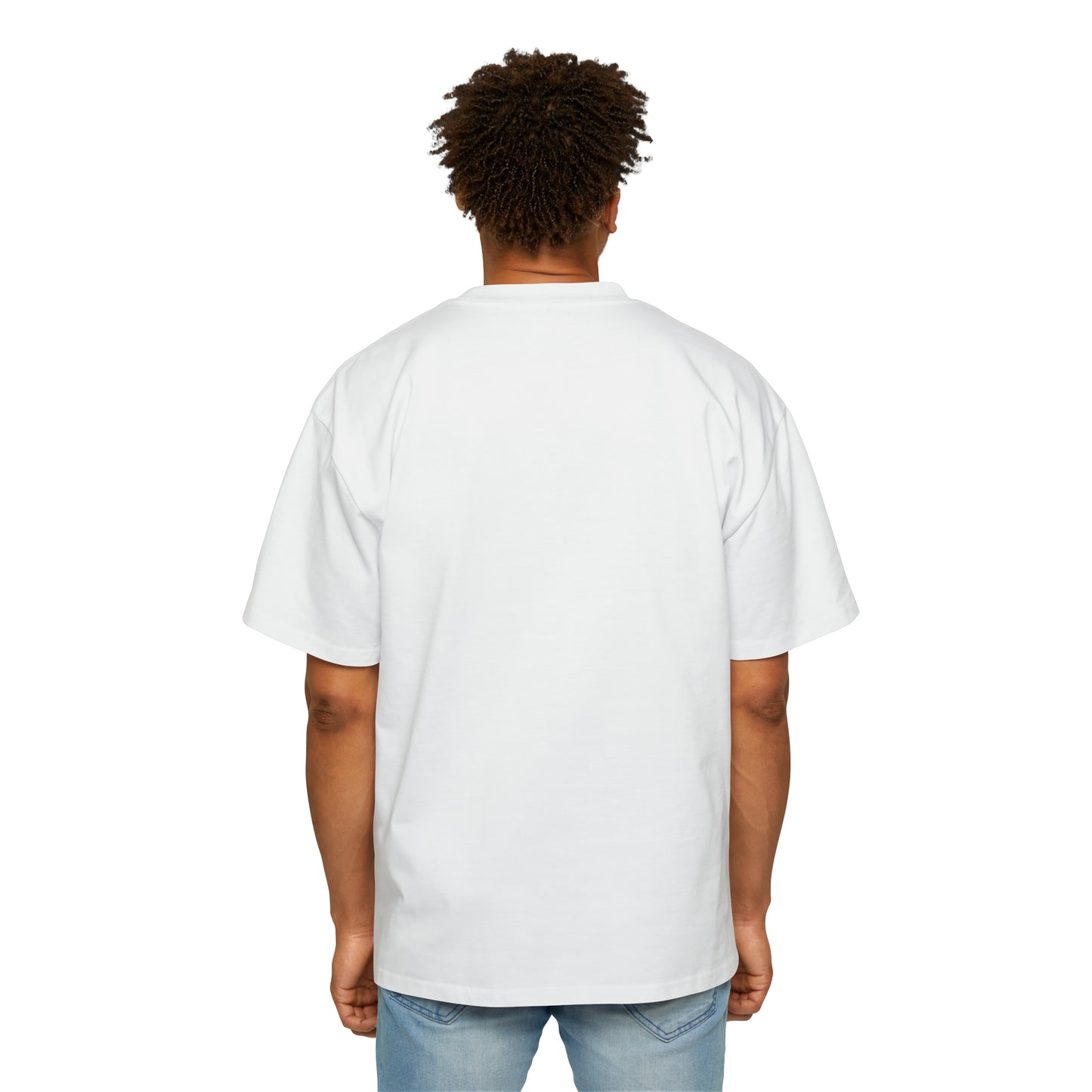 Wax Clothing Co Men's Heavy Oversized Tag style Tee - Old school hip hop