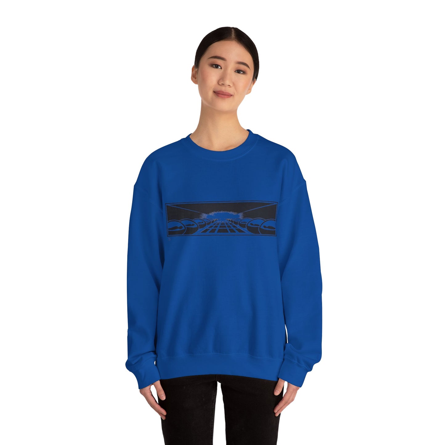 Wax Clothing co Alien Pod Unisex Heavy Blend™ Crewneck Sweatshirt - Old school Hip hop label