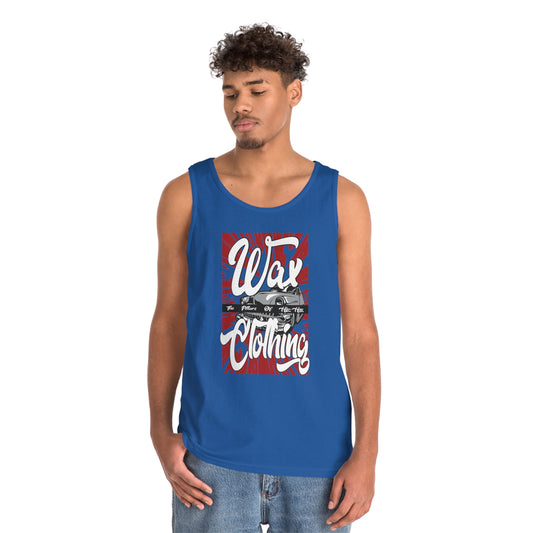 Wax Clothing Co pillars of Hip Hop Unisex Heavy Cotton Tank Top - Old school Hip hop label