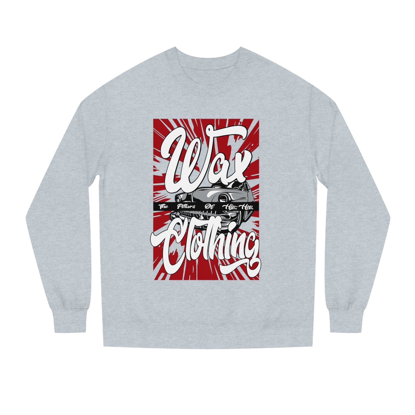 Wax Clothing Co Pillars of Hip Hop Unisex Crew Neck Sweatshirt - Old school label